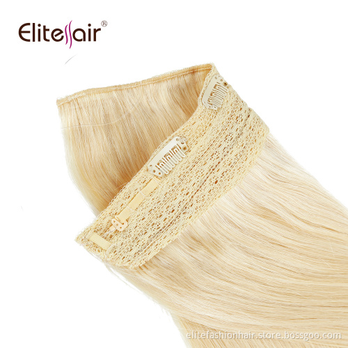 Wholesale 20 Inch Halo Hair Extensions Human Hair Remy, Balayage Remi Cuticle Aligned European Remy Halo Hair Extensions